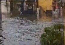 ‘Baixada debaixo d’água’: Chuvas e ventanias causam pontos de alagamento, quedas de árvores e ventos de até 95 km/h (VÍDEO)