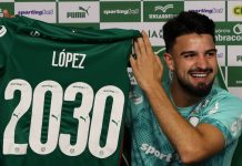 Flaco Lopez renova com o Palmeiras até 2030