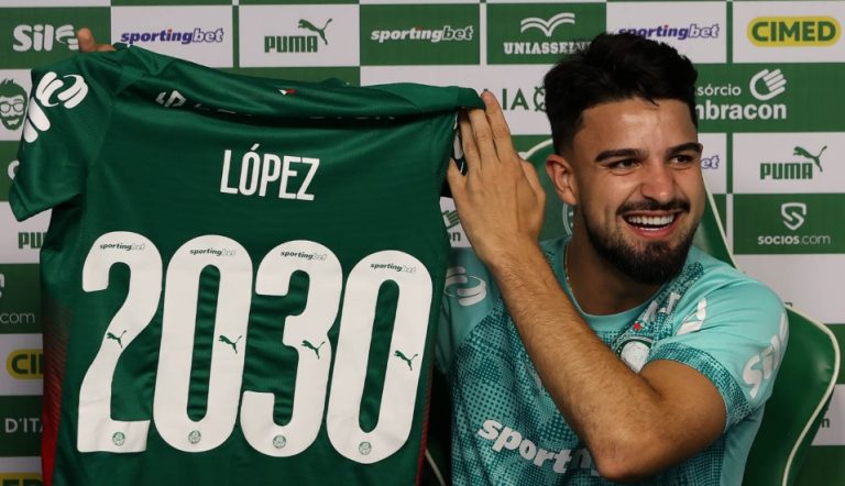 Flaco Lopez renova com o Palmeiras até 2030