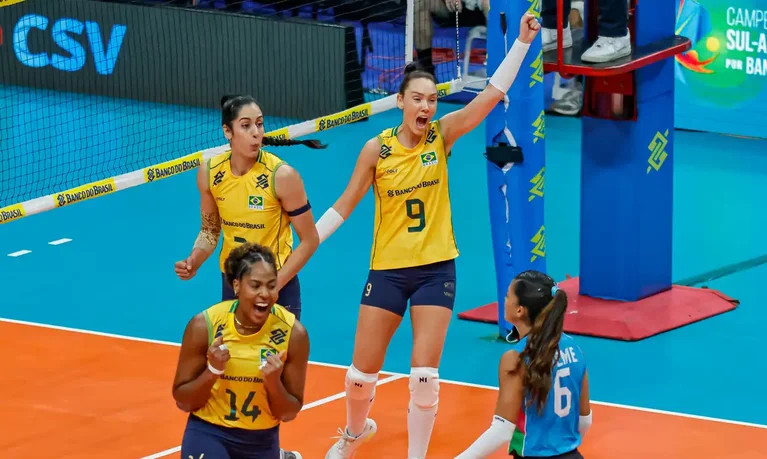 Vôlei feminino brasileiro garante vaga nas Olimpíadas de Los Angeles