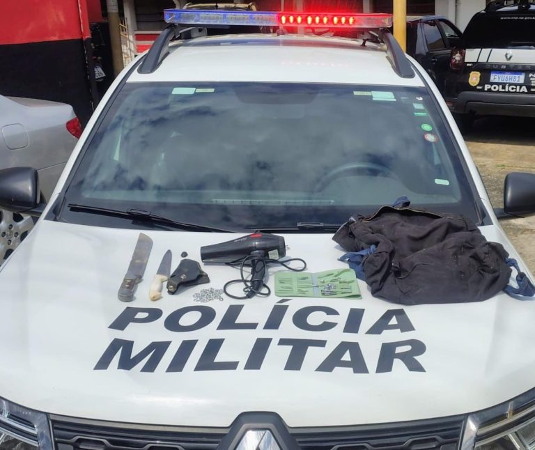 Dois são detidos suspeitos de furtar residência em São José do Barreiro