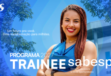 Sabesp abre inscrições para segunda edição do Programa de Trainee 2027